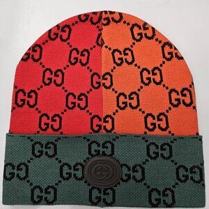 Brand New Red/Orange/Green Beanie